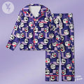 Boo Super Mario Pixel Art Pajamas Satin, Nintendo Super Mario Sleepwear, Family Matching Pajamas, Kids Birthday Gift, Cute Loungewear