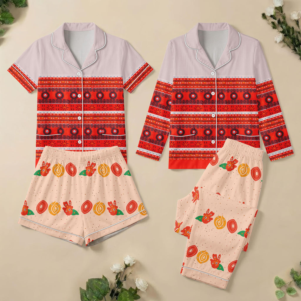 Moana Cosplay Pajamas, Motunui Sleepwear, Polynesian Chief Nightwear, Disney Ocean Explorer Pjs, Tropical Loungewear, Gift for Her