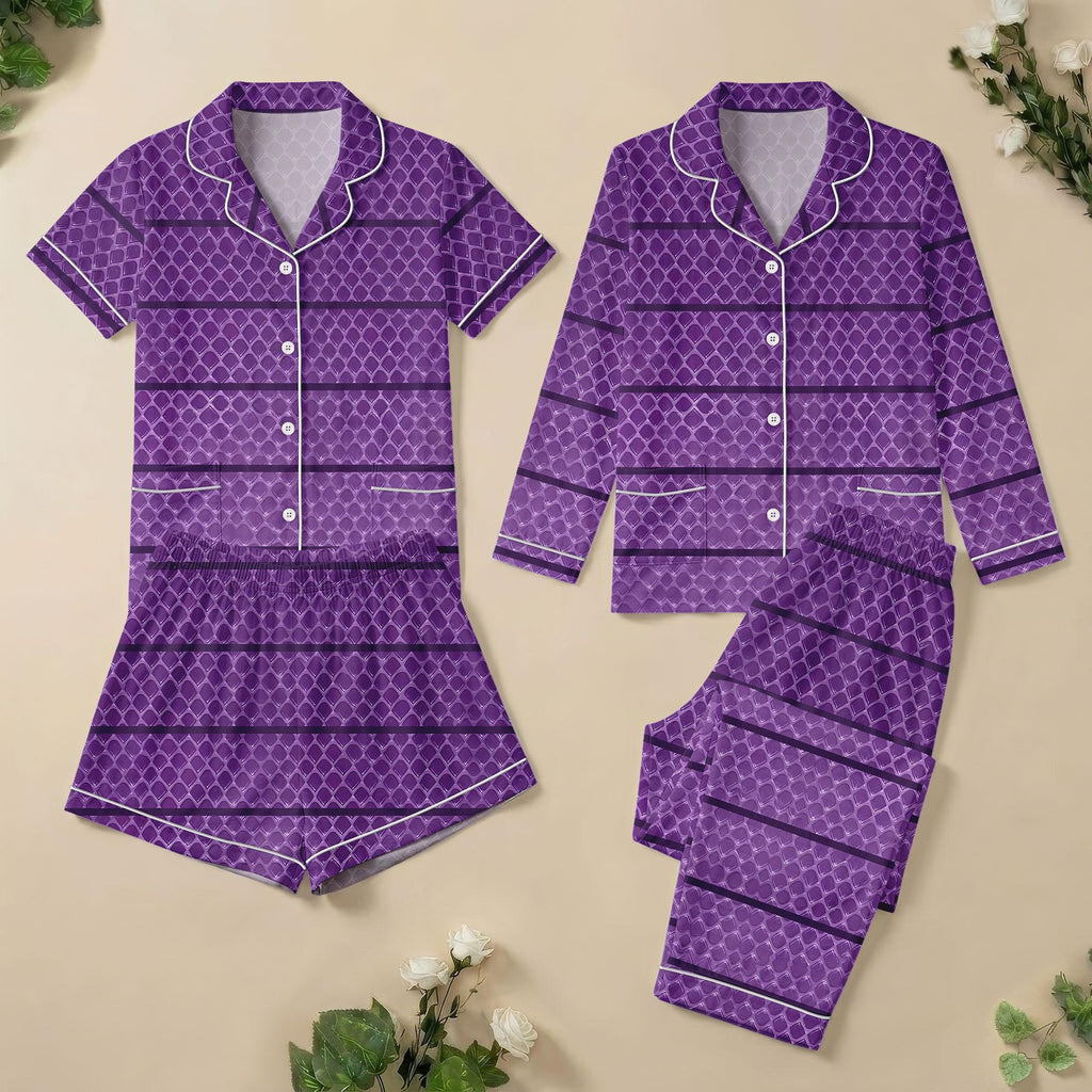 Monsters Inc Boo Pajamas , Purple Monster Sleepwear, Halloween Costume Pjs, Mike and Sulley Loungewear, Gift for Her, Holiday Pjs